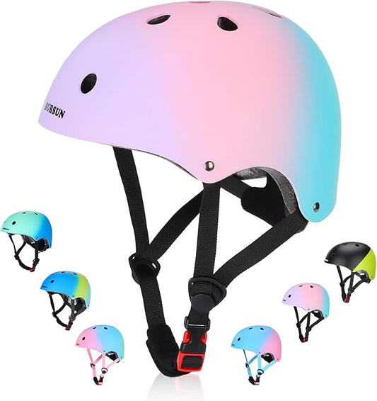 Kids Helmet Toddler Bike Helmets for Ages 2-3-5-8-14 Years Kids Girls Boys Youth, Adjustable Multi-Sport Helmet for Skateboard Cycling Scooter Balance Bike Inline Skating Longboard Roller Skate