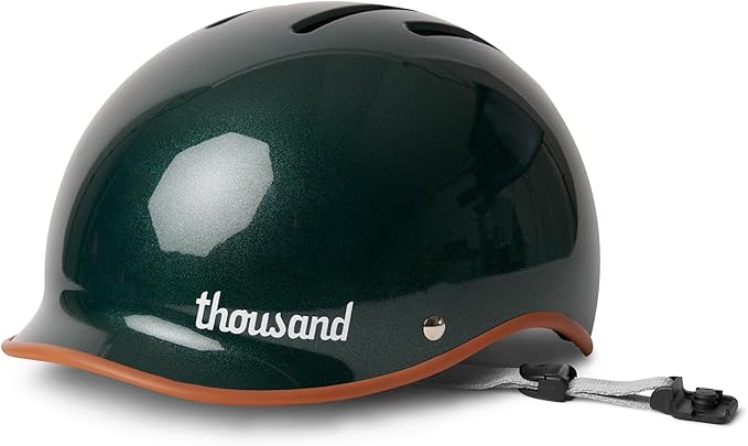 Thousand Heritage 2.0 Adult Bike Helmet; The Original Low Profile Retro Commuter Cycling Helmet Safety Certified for Bicycle Skateboard Skating Roller Skates; for Men & Women