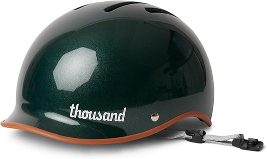 Thousand Heritage 2.0 Adult Bike Helmet; The Original Low Profile Retro Commuter Cycling Helmet Safety Certified for Bicycle Skateboard Skating Roller Skates; for Men & Women
