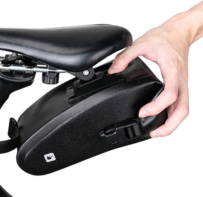 Rhinowalk Bike Saddle Bag Waterproof Bicycle Under Seat Bag Quick Disassembly Rainproof Mountain Road Bike Seat Bag Bicycle Professional Cycling Accessories