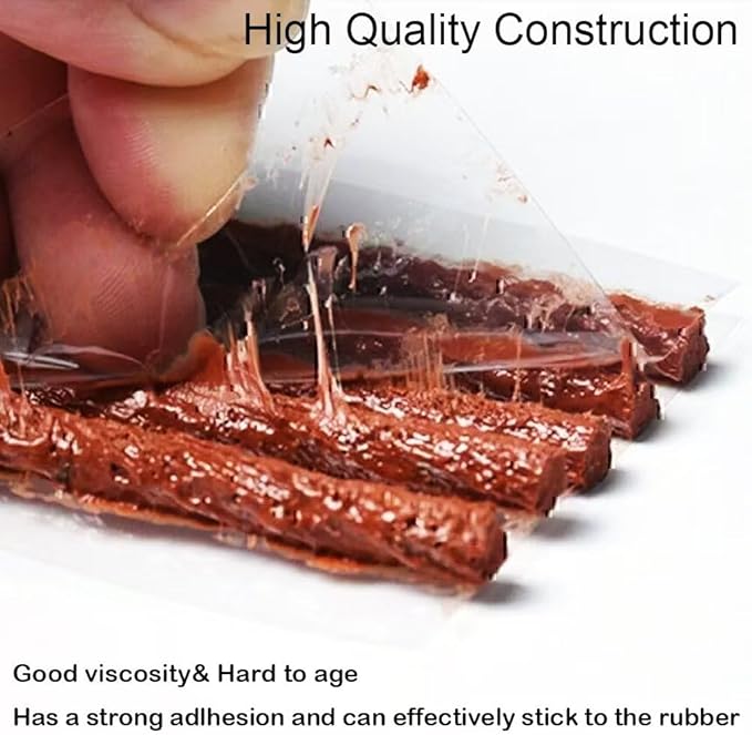 Tubeless Tire Repair Bacon Plugs Strips Refills Kit for Bike Tires- 30 Rope Plug Pack for Road & Mountain Bicycle Tires Repair