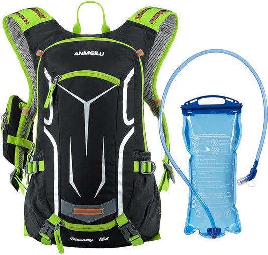 Outdoor Cycling Backpack, 18L, Black