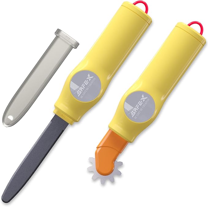 Cardboard Construction Tool for Kids – 2 PCS DIY Cutting Tools & Educational Toys for Family & Team Projects – Creative STEM Building Kit for Boys & Girls Ages 5+