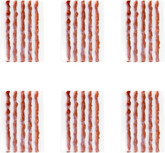 Tubeless Tire Repair Bacon Plugs Strips Refills Kit for Bike Tires- 30 Rope Plug Pack for Road & Mountain Bicycle Tires Repair