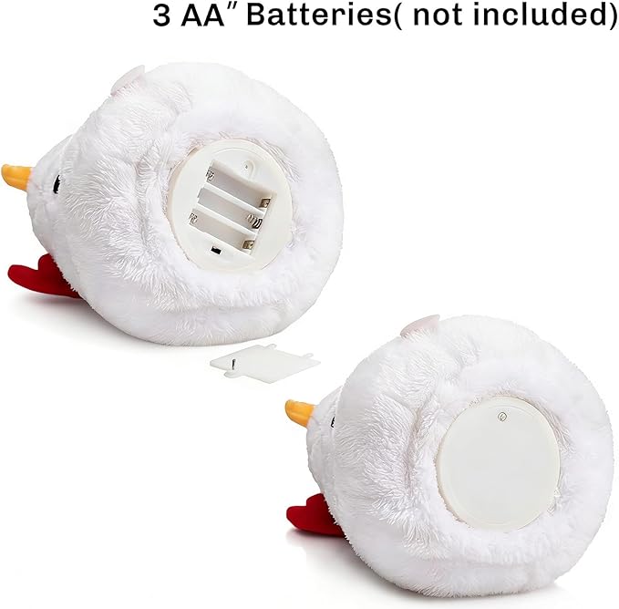 HollyHOME Animated Snowman Plush Singing and Dancing Snowman with LED Lights Christmas Plush Toy for Kids