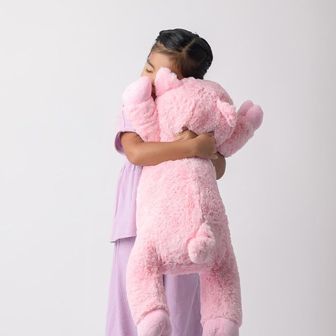 MaoGoLan Giant Pig Stuffed Animal Plush Toy, 31.5 Inches Oversize Soft Pig Plushie for Kids Girls Boys, Snuggle Cute Stuffed Farm Animal Gift for Christmas Birthday