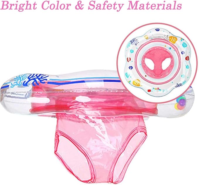 Baby Swimming Float Ring,Baby Inflatable Pool Floatie Baby Water Float Infant Swim Pool Rings for Toddler Kid Age 6-48 Months, Bathtub Toys Pool Accessories for Kids Toddlers.