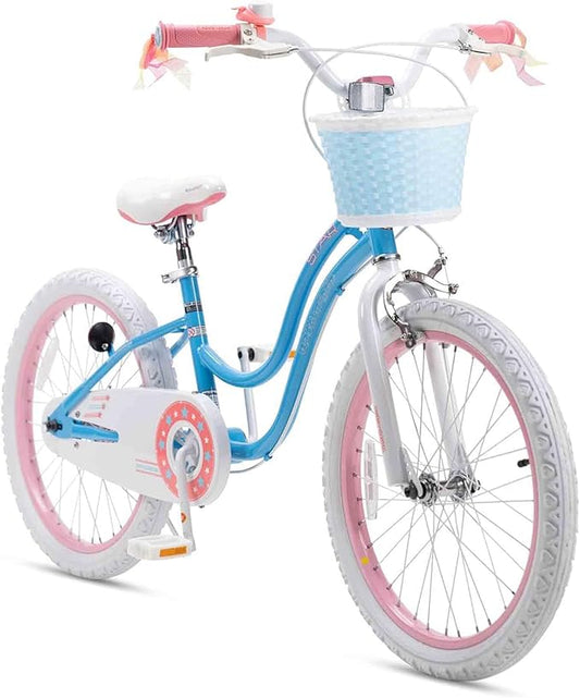 RoyalBaby Girls Bike Classic & EZ Kids Bike, Balance and Pedal Bicycle, 12 14 16 18 20 Inch Toddlers to Big Kids 3-10 Years