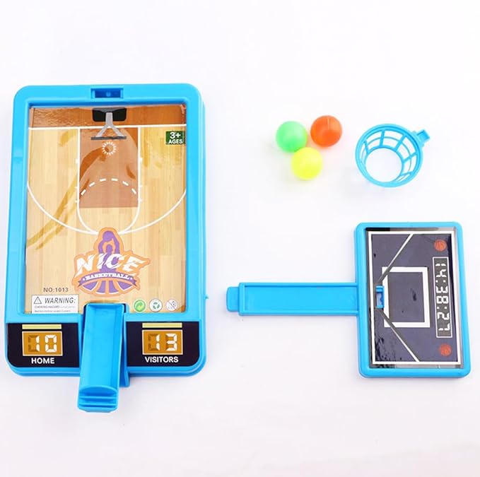 2 Pack Basketball Game Toys, Tabletop Basketball Shooting Game for Kids and Adults, Desk Games for Office for Adult to Reduce Stress, Basketball Party Favors Classroom Prizes for Boys Girls