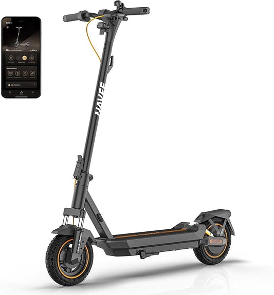 NAVEE GT3 Series Electric Scooter Adults, e Scooter, Fast 20 Mph, 700w 500w Motor with Suspension, Long Range 30 Miles, 10" Tires All Terrain, Foldable for Commuter Men Adult Teens Students Heavy Duty
