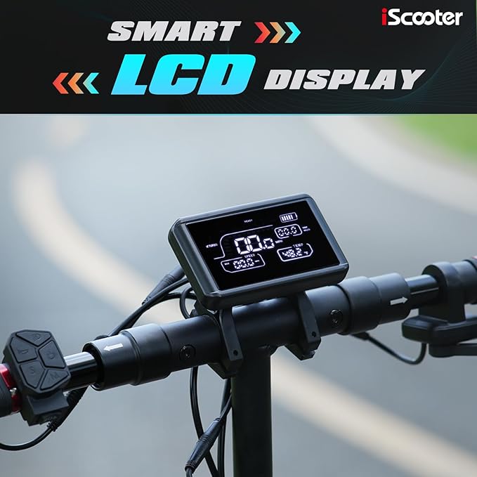 iScooter Electric Scooter, 10" Tires, 800W Motor E-Scooter Up to 25/28 Miles Range, Top Speed 24/28 MPH, Adjustable Handlebar Height, Folding Commuting Electric Scooter for Adults-(Optional Seat)