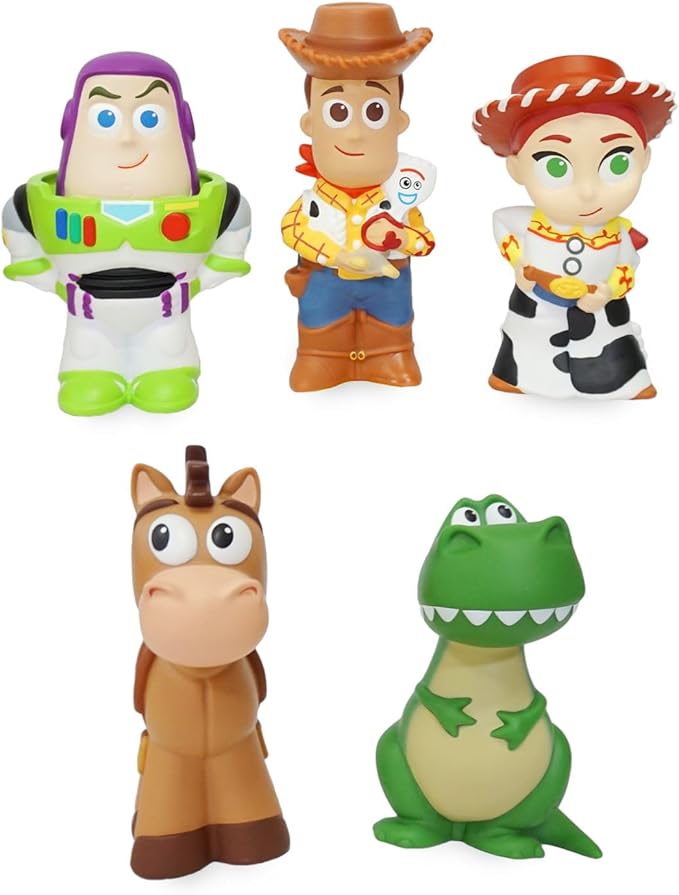 Disney Store Unisex-Children Bath Set (Toy Story) - Kids Bath Accessories with Beloved Disney Characters - Colorful and Fun Bath Time Essentials for Kids - Suitable for All Ages