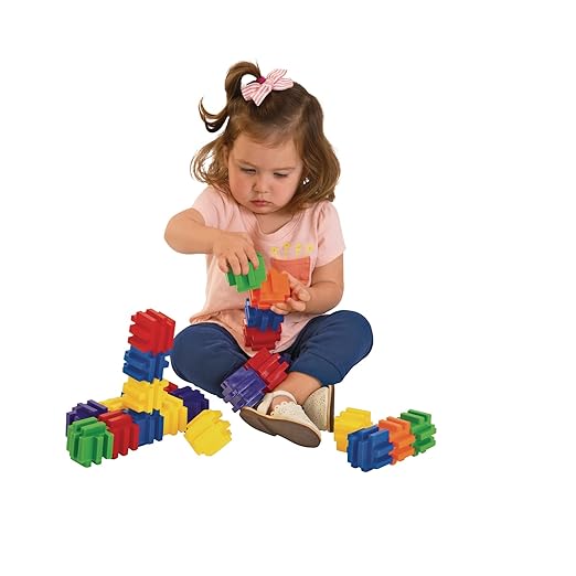 Environments 2 inch Jumbo Linking Cubes, 24 Pieces, Building Bricks, Blocks, Construction Toy, Manipulatives, Early STEM, Ages 18 Months and Up