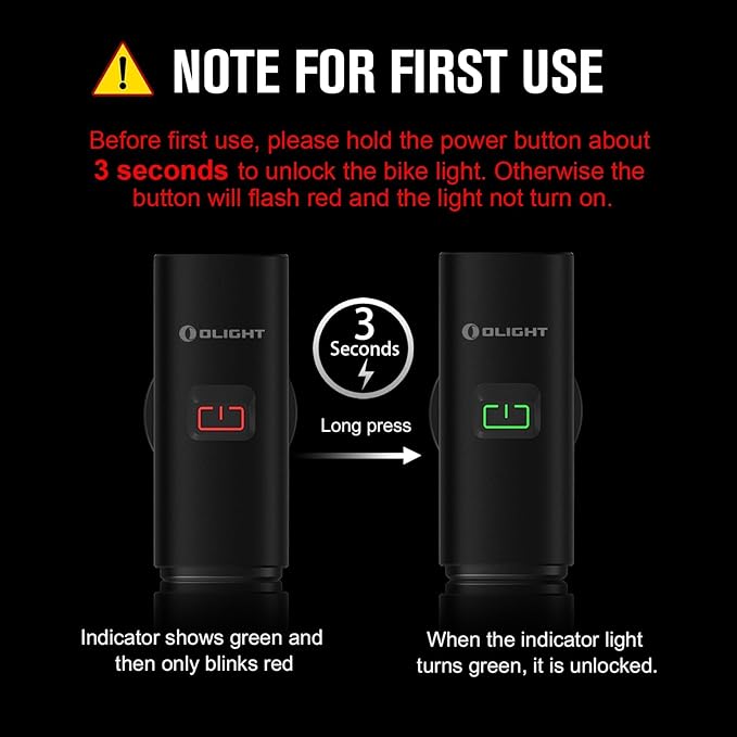 OLIGHT RN 400 LED Bike 400 Lumens Headlight and Seemee 30 C 30 Lm Bicycle Taillight Set, Rechargeable Type-C Waterproof Bike Light Set, Easy to Install for Road Urban Cyclists and Night Riding