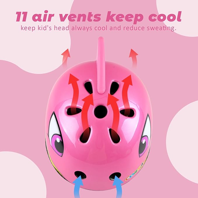 Toddler Kids Bike Helmet, Adjustable and Multi-Sport, 3 Sizes for Ages 1-2-3-5-8-14 Years Child Infant Boys Girls