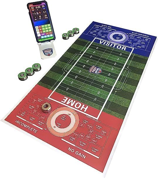 – Tabletop Football Game & Board Game – Indoor/Outdoor Shuffleboard-Style Football