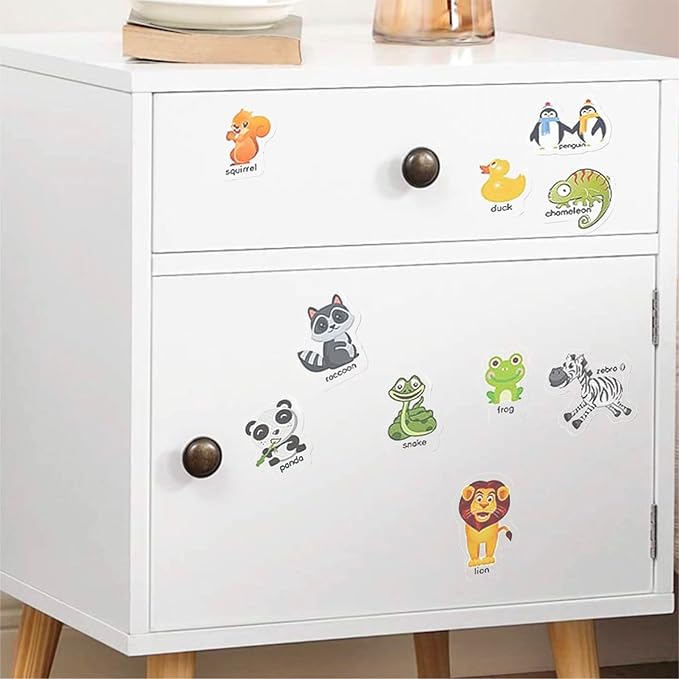 RUSON Reusable Sticker Book for Kids, 4 Sets Educational Learning Toys Travel Stickers Activity Books for Toddler Girls Boys Age 3+ Birthday Gifts - Vehicle, Space, Dinosaur & Animals