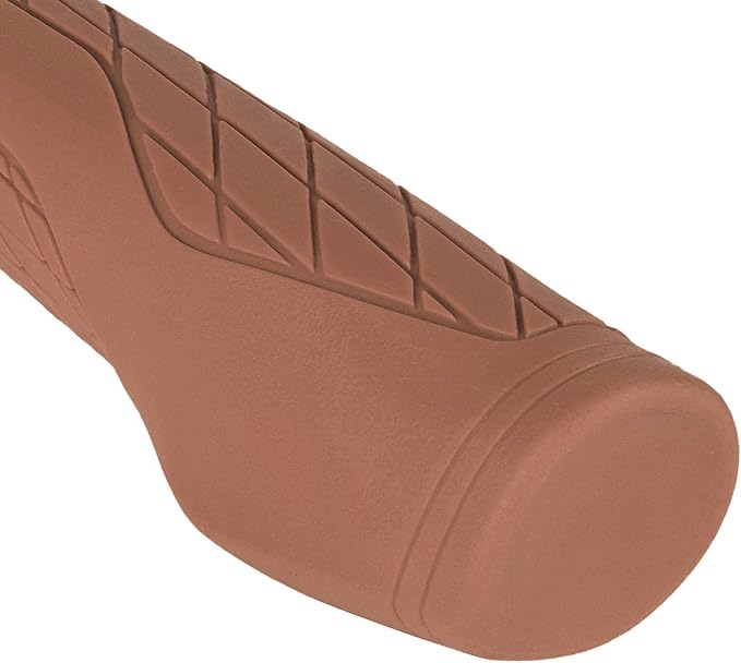 SOLODRIVE Ergonomic Design Mountain Bike Grips, Comfortable Bicycle Handlebar Grips, Single Lock-on and Non-Slip MTB Handle, Fit MTB, E-Bike, Hybrid, Scooter