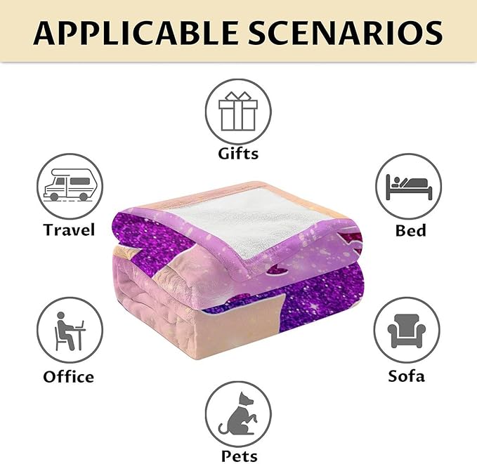 Basketball Blanket Gifts for Girls- 50x60 Inches Sport Throw Blanket for Women Kids Teens- Pink Soft Fuzzy Blankets for Couch Sofa Bed- Basketball Lovers Gifts