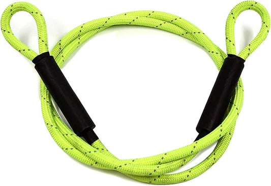 Big & Strong 7/16" Steel Security Cable Lock (7FT/13FT) with Looped Ends Anti-Theft for High-Value Assets, Protection of Motorcycles, Generators, Jobsite Tools, Grills & More