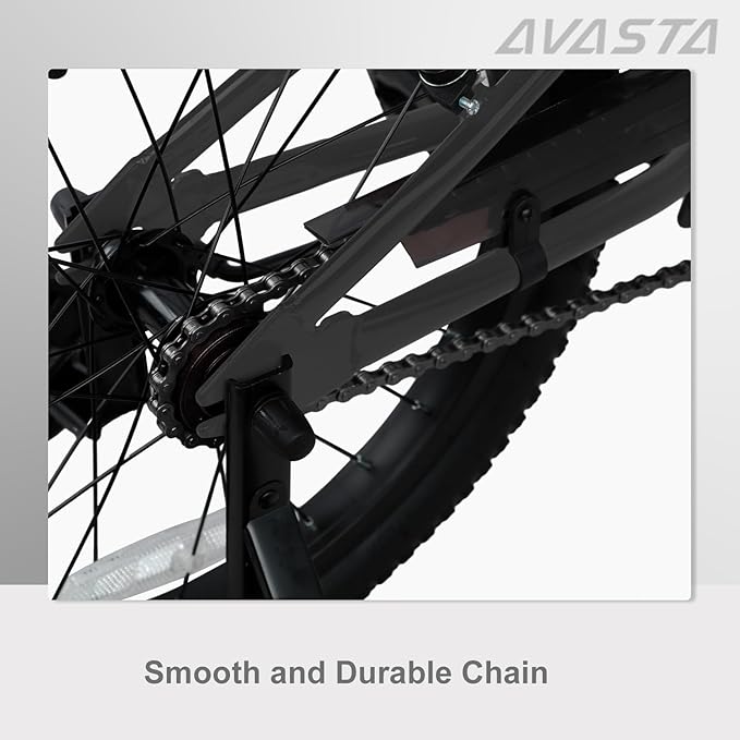 AVASTA Bilbo 18 20 Inch Kids Bike for Boys Girls 5-10 Years Old, Retro Style High Carbon Steel Bicycle with Adjustable Handlebars and Seat, Dual V-Brakes, Kickstand, Multiple Colors