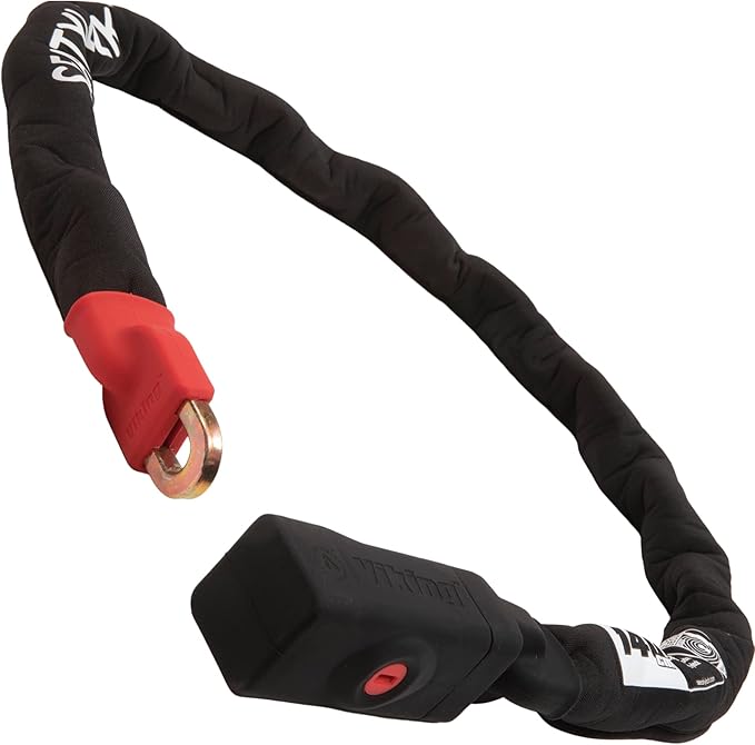 Seatylock Viking Bike Chain Lock with Key - Magnetic Patented Sold Secure Gold Rated - Heavy Duty Anti Theft - Smart Ultra Security Bicycle Lock (55.1 in)