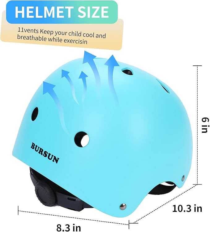 Kids Helmet Toddler Bike Helmets for Ages 2-3-5-8-14 Years Kids Girls Boys Youth, Adjustable Multi-Sport Helmet for Skateboard Cycling Scooter Balance Bike Inline Skating Longboard Roller Skate