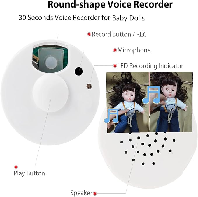 13 Inch Soft Baby Dolls,Realistic Baby Doll with Hair and Blinking Open/Closed Eyes,Silicone Baby Dolls for 2 3 4 5+ Years Girl,Real Life Dolls for Girls