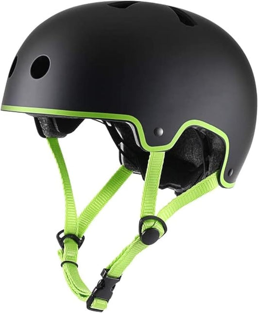 Skateboard Helmet, BMX Helmet, Multi-Sport Helmet, Bike Helmet for Kids, Youth, Men, Women