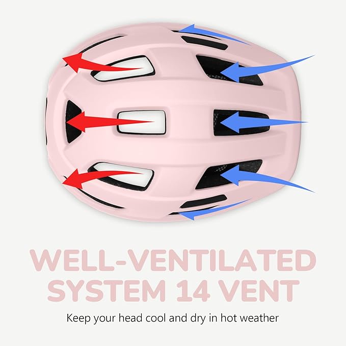 Toddler Kids Bike Helmet, Adjustable Infant Baby Bicycle Helmet for Age 1-3-5-8 Years Child Boys Girls, Multi-Sport Scooter Skateboard, 2 Sizes