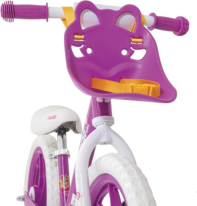 JOYSTAR 12/14 Inch Kids Balance Bike for 18months-5 Years Old Boys Girls, Lightweight Toddler Balance Bikes with Footrest and Handlebar Basket or Doll Seat