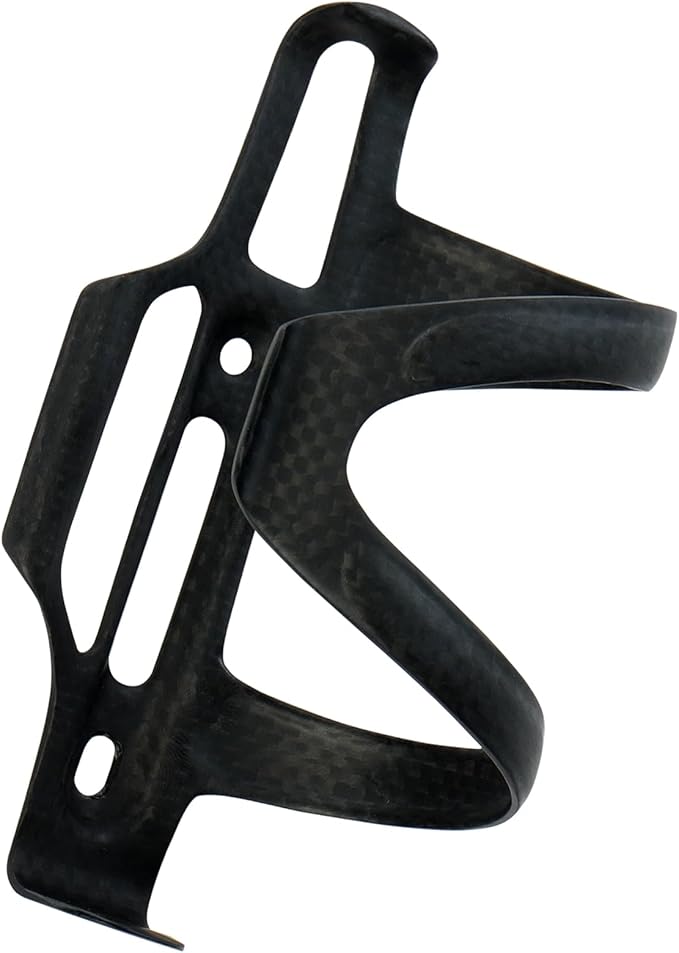 BRKURLEG Bike Water Bottle Holder Ultra-Light Carbon Fiber Bicycle Drink Bottle Cages with Screws Tool, for Road Bike MTB Cycling Black Matte