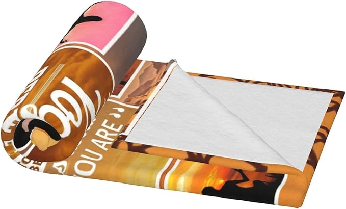 Yoga Sport Blanket - Ultra Soft Cozy Fleece Yoga Meditation Throw Blanket - Fuzzy Plush Bedding Blankets for Kids, Teens, Adults - 60"x50"