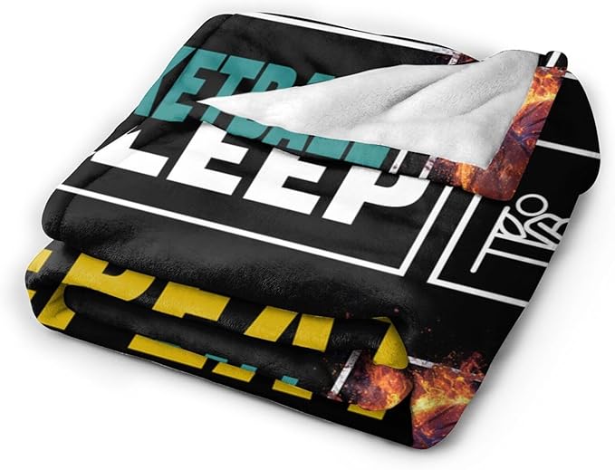 Basketball Blanket Gifts for Girls Boys Sports Throw Cozy Plush Fleece Flannel Lightweight Fuzzy Party Blankets for Women Men 50"X40"