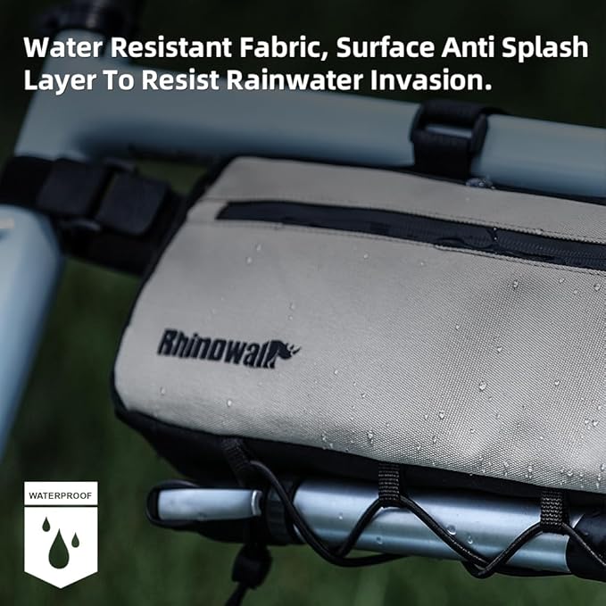 Rhinowalk Bike Bag Bike Frame Bag Waterproof Bike Triangle Bag 2.7L Bicycle Pouch Under Tube Bag Professional Cycling Accessories(XXL)