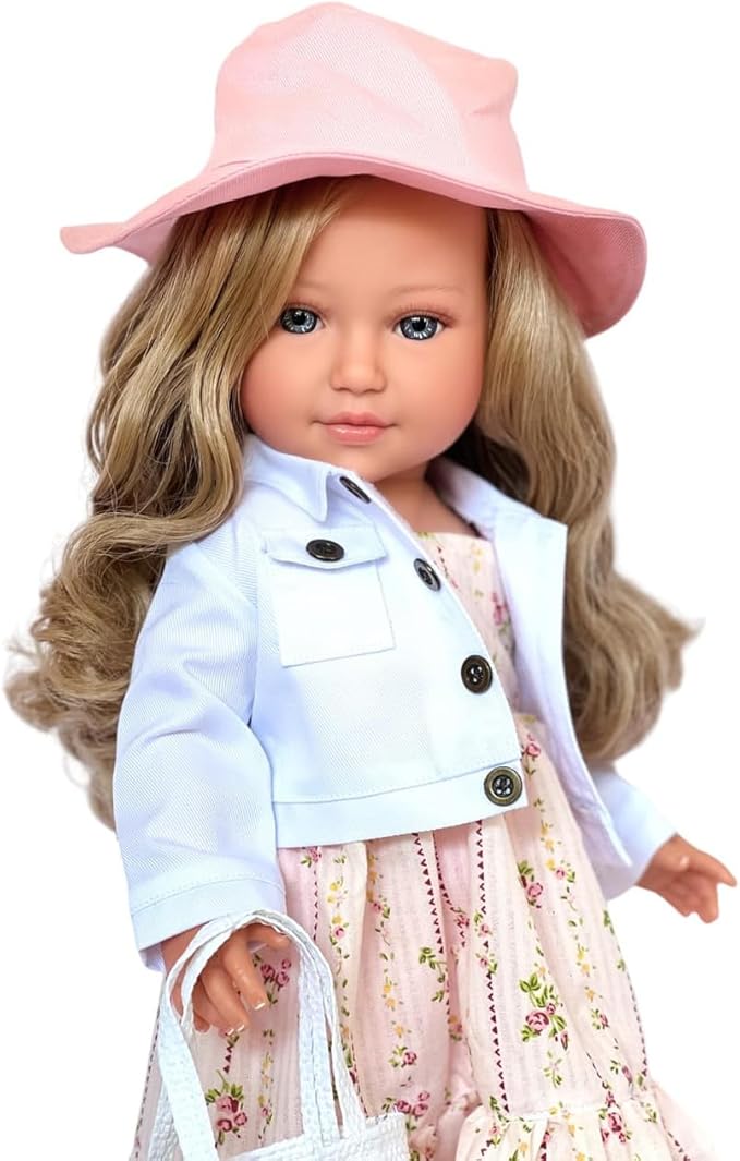 Kennedy and Friends 18 Inch Fashion Dolls- Tilt and Pose Feature and All Vinyl (F02-Cpr)