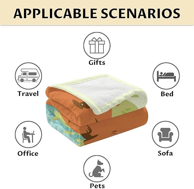 Personalized Blanket Gifts with Name - 60x50 Inches Cute Throw Blanket for Teens, Adults - Custom Light Green Soft Fuzzy Blankets for Bed, Couch & Travel