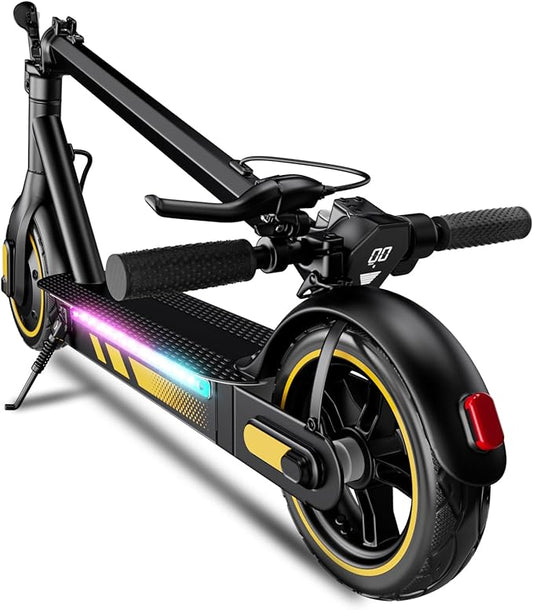 Electric Scooter Adult, 19-25 MPH Max Speed, 21-28 Miles Long Range, E Scooter with 8.5"/10" Tires, 350W/500W/600W Motor, Cruise Control and Dual Braking, Foldable Electric Scooter for Adults