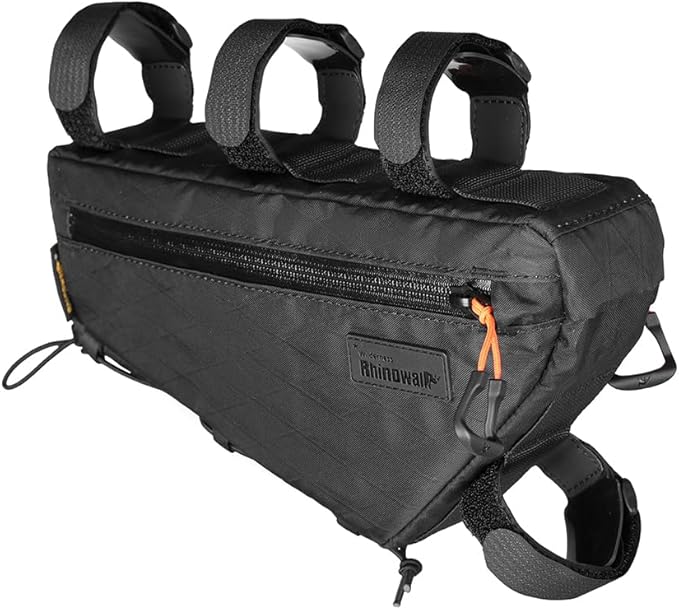 Rhinowalk Bicycle Front Frame Bag Bike Under Top Tube Triangle Bag Lightweight 1.7L Cycling Accessories Nylon Pack Pouch for Mountain Road Bike
