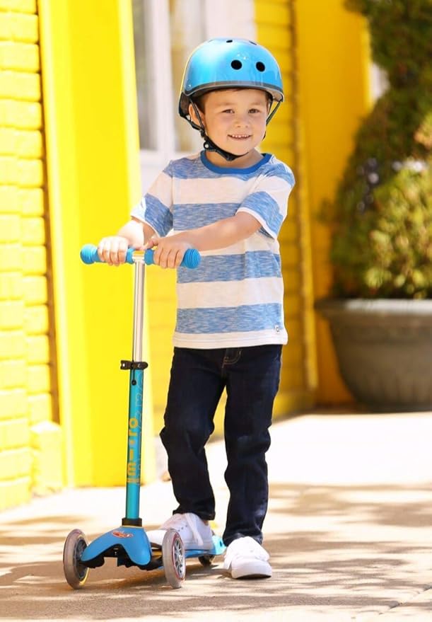 Micro Kickboard - Mini Deluxe - Three Wheeled, Lean-to-Steer Swiss-Designed Micro Scooter