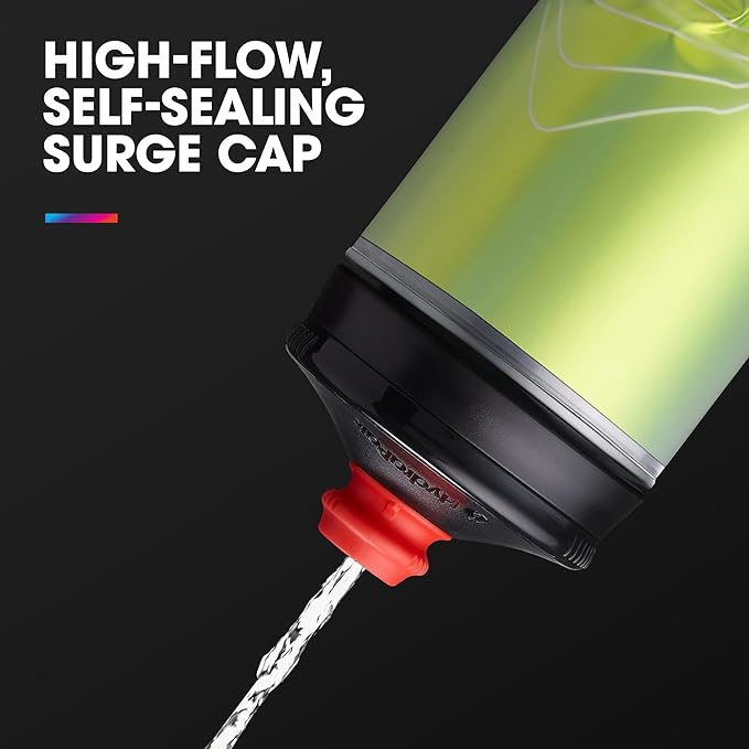 HydraPak Polar Surge Insulated Bike Water Bottle 2-Pack (20oz or 24oz) - High Flow, Fits Most Bike Cages, For Cycling & Sports