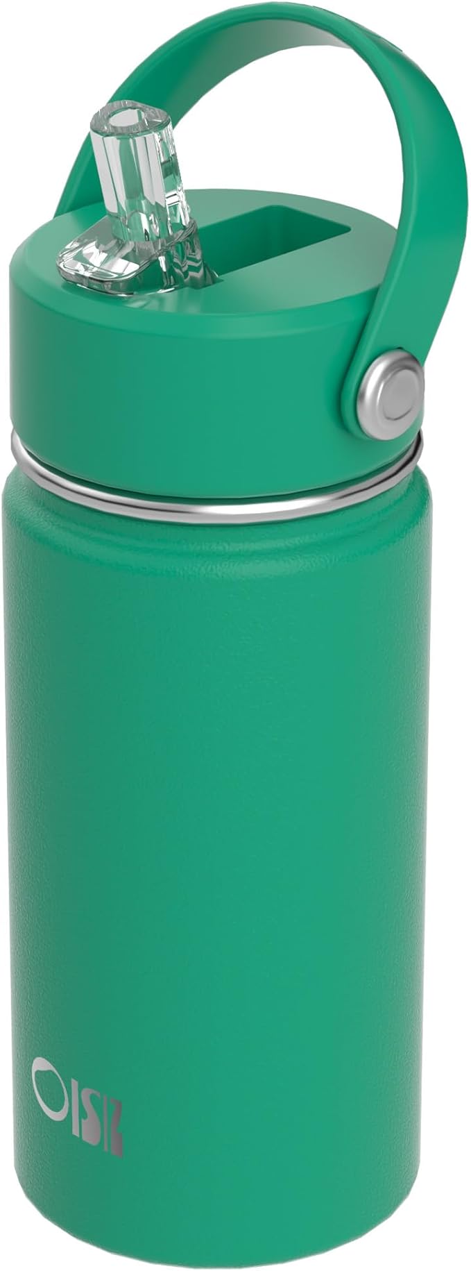 OISIZ Kids Water Bottle with Straw Lid 14oz, Vacuum Insulated 316 Stainless Steel Water Bottles for Kids for School, Leakproof Water Bottle, BPA Free and Keep Cold for 24 Hours