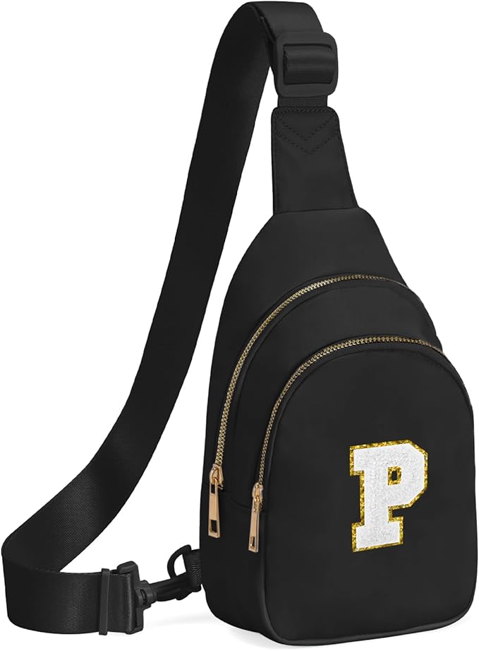 Birthday Gifts for 7 8 9 10 11 12 13 Year Old Girls Small Initial Sling Bag Cross Body Bag Fanny Pack for Girls