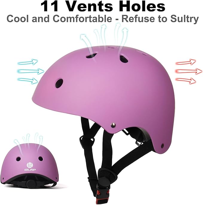 Glaf Toddler Helmet for 2-8 Years Kids Bike Helmets Baby Girls Boys Multi-Sport Adjustable Skateboard Bicycle Helmet Lightweight 3 Sizes for Toddler to Youth 8-14