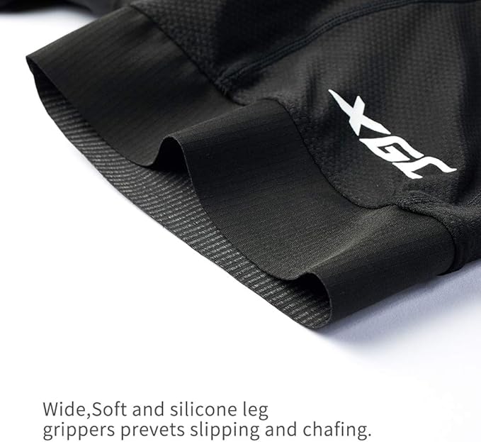 XGC Men's Cycling Underwear Shorts with High-Density High-Elasticity and Highly Breathable 4D Gel Padded