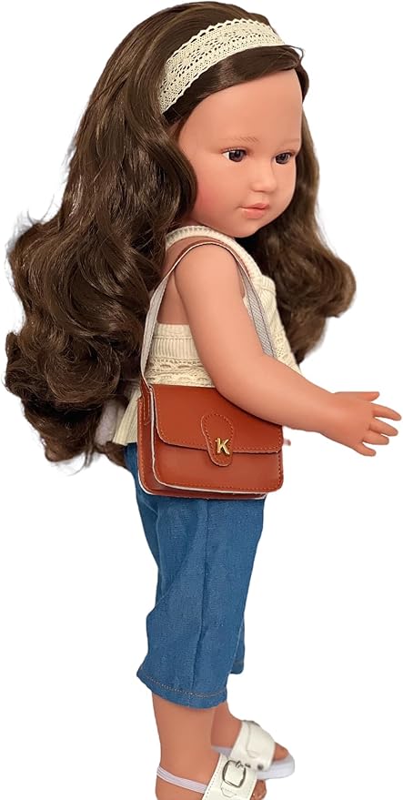 Kennedy and Friends 18 Inch Fashion Dolls- Tilt and Pose Feature and All Vinyl (F0-Hrpr)