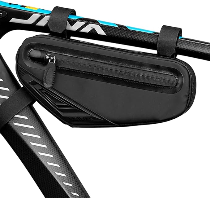 Bike Bag Top Tube, Bike Frame Bag Triangle Waterproof Bicycle Under Tube Bag for MTB Road Bike, Cycling Accessories