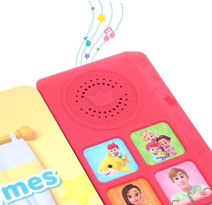 Pinkfong Bebefinn Sing-Along Nursery Rhymes Sound Book – 10 Button Musical Baby Shark Book for Toddlers 1-3 | Includes Songs from ‘Bebefinn Best Nursery Rhymes’ Digital Album (Amazon Music)