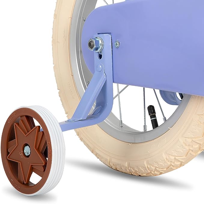 JOYSTAR Girls Bike for 2-12 Years Old Toddlers and Kids, 12" 14" 16" 18“ Retro Style Kids Bike with Training Wheels, 20 Inch Children Bicycle with Kickstand