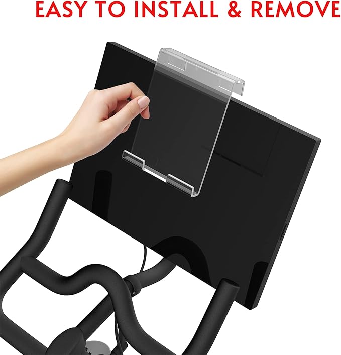 Tablet Holder Mount Compatible with Peloton Bike & Bike Plus & Row & Tread, Holder for iPad, Phone/Tablet Stand for Most Exercise Bicycle & Treadmill Accessories